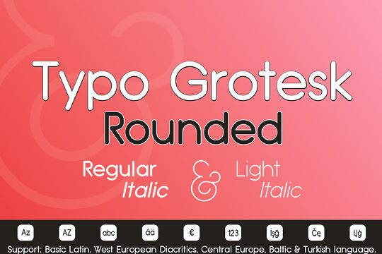 Typo Grotesk Rounded