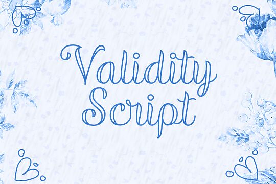 Validity Script