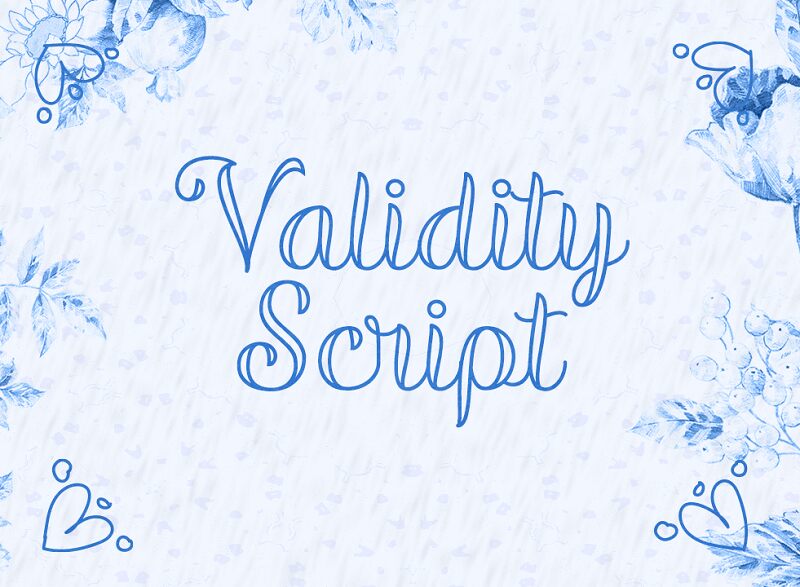 Validity Script