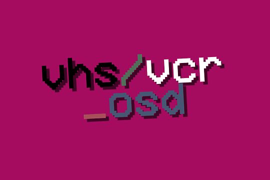 VHS/VCR OSD