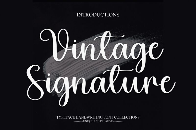 Vintage Signature