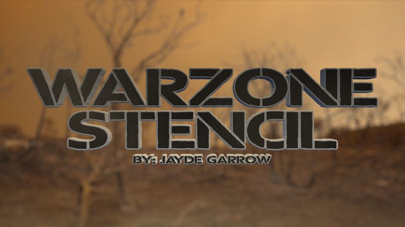 Warzone Stencil