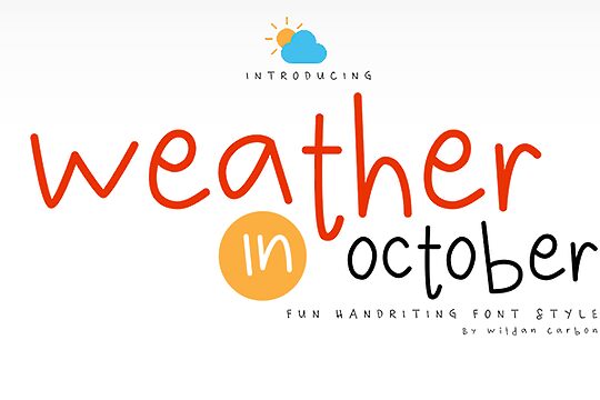 Weather in October