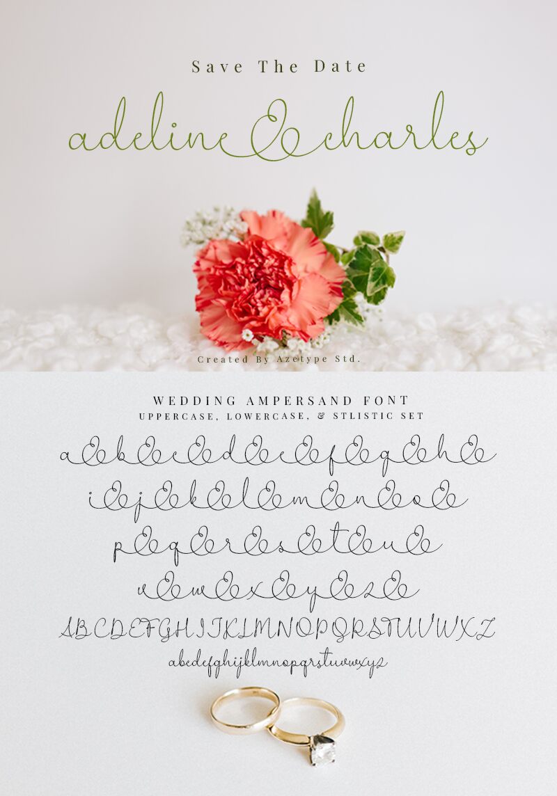 Wedding Ampersand