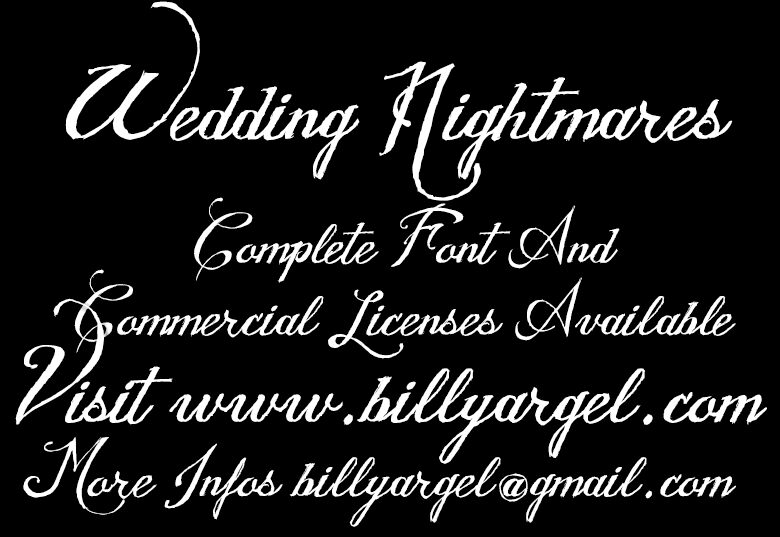 Wedding Nightmares