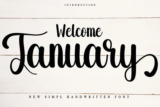 Welcome January