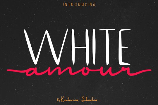 White Amour San Serif