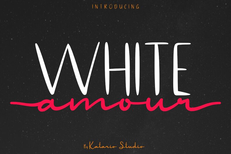 White Amour San Serif