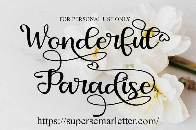 Wonderful Paradise