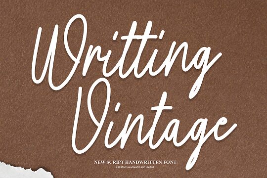 Writting Vintage