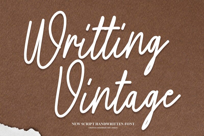 Writting Vintage