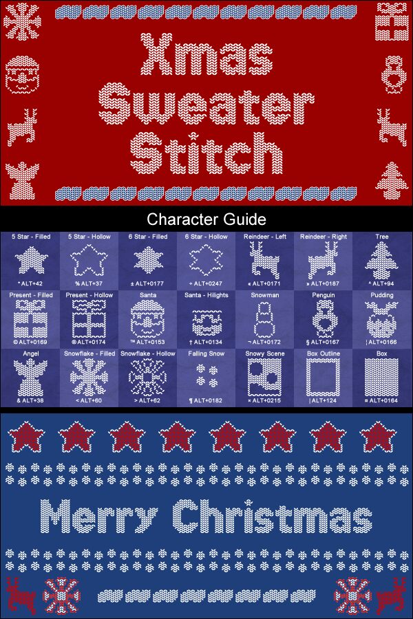 Xmas Sweater Stitch