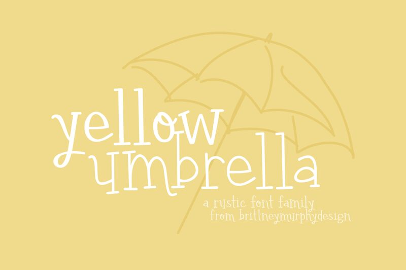 Yellow Umbrella