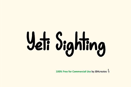 Yeti Sighting