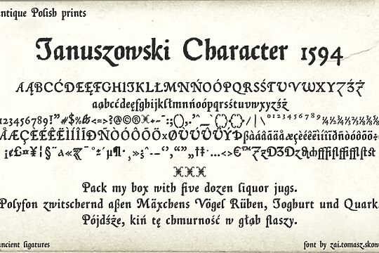 zai Januszowski Character 1594
